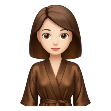 espresso colored silk robe short womens sticker