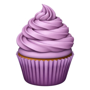 Mauve cupcake sticker