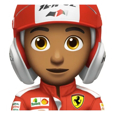 Lewis hamilton ferrari sticker
