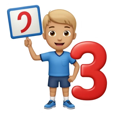 A school that has the number 9 on top of it's eyes holding a sign with the number 9 on the sign with a mouth sticking out his tongue with legs and arms with him being happy full of joy sticker