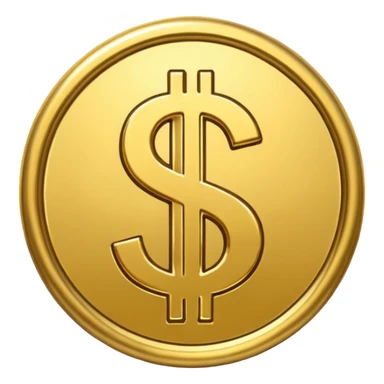 $ dollar symbol sticker