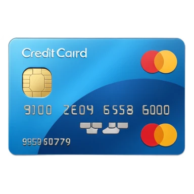 3D icon of a credit card–style corporate card, with a clear highlight in #FF3D00, minimal and high-end. sticker