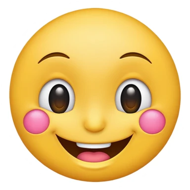 cartoon winking emoji with smile, colorful and cheerful, no text, suitable for WhatsApp and Instagram sticker
