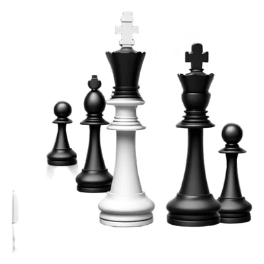 chess board with strictly black and white squares only, no other colors, no chess pieces, just alternating black and white squares sticker