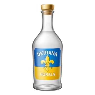 Ukrainian horilka "Козацька Рада" sticker