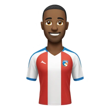 Voetbal speler sticker