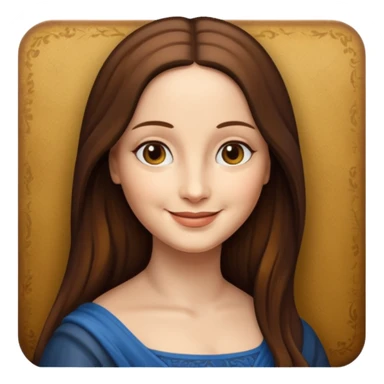 a Mona Lisa's picture sticker