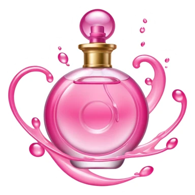 splash magical and pink perfume sticker