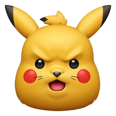 pikachu angry sticker