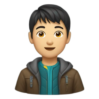 Good Kazakh boy sticker