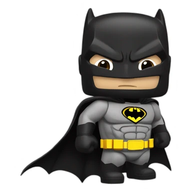 batman pelando contra superman sticker