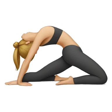 downward dog yoga sticker