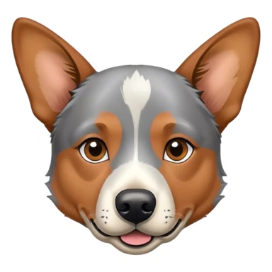 Australian cattle dog floppy ears sticker