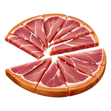 fette di prosciutto crudo di parma (Parma Ham) sticker
