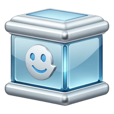 glitter white bank sticker