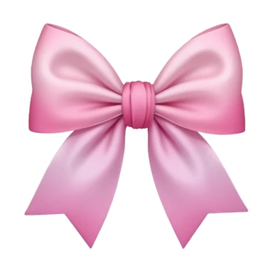 sakura bow with ombre pink tones sticker