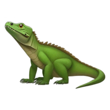 Komodo dragon sticker