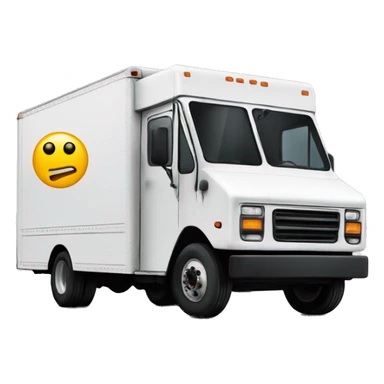 Boxtruck with letters "PGS” on the side sticker