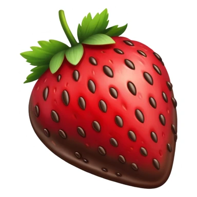 Chocolate covered strawberry  sticker