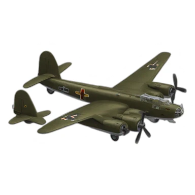 world war two german bomber sticker
