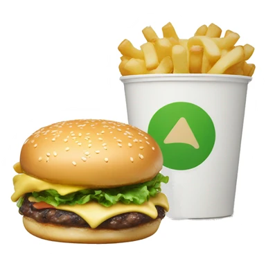Shake shack burger  sticker