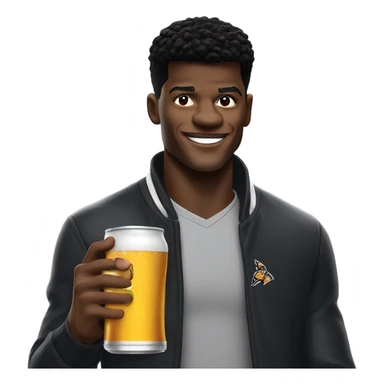 Lamar Jackson drinking a corona  sticker
