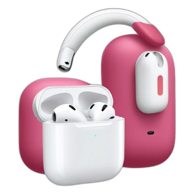 airpods max with harts sticker