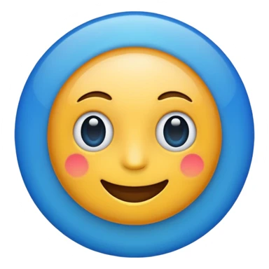 Asme el emoji de verificado en color azul sticker