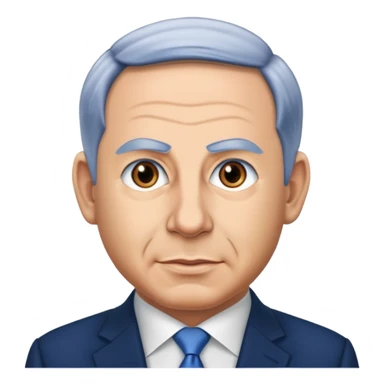 benjamin netanyahu full high  sticker