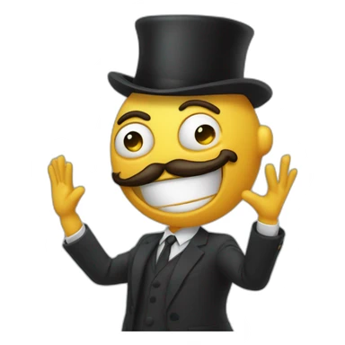 monsieur qui fais un dab sticker