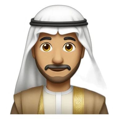 a man from saudi arabia sticker