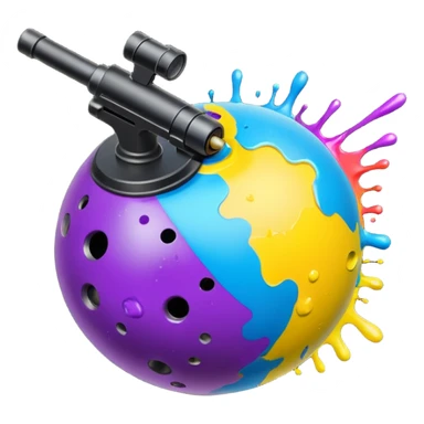 paintball bullett sticker