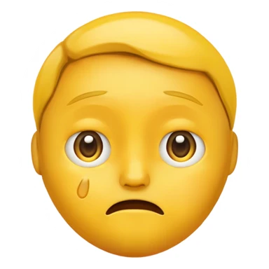 anxiety yellow emoji sticker