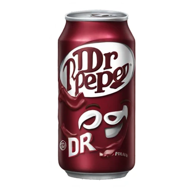 Dr pepper can sticker