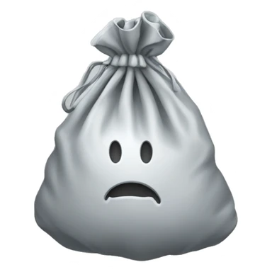 Un sac d’argent qui sourit sticker