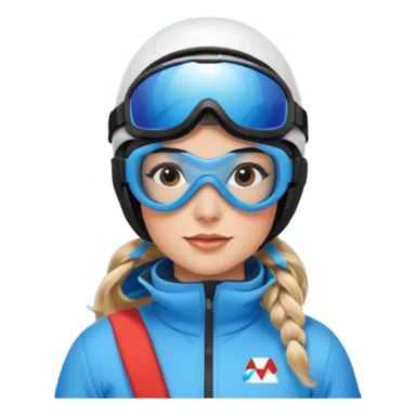 Woman Skiing, Background Matterhorn Matterhorn sticker