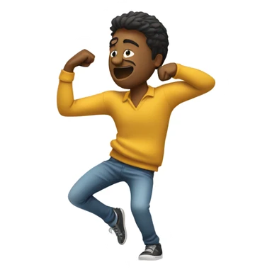 Dab emoji sticker