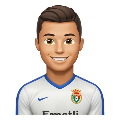 Cristiano Ronaldo football emojis sticker