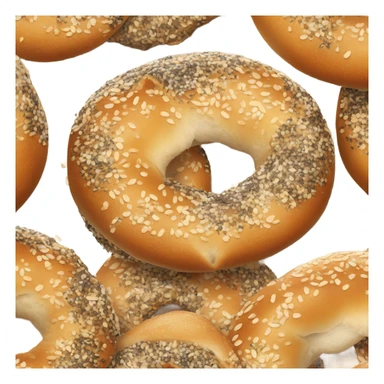 Everything bagel sticker