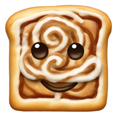Cinnamon roll poptart sticker