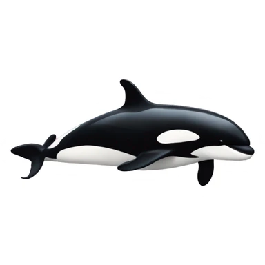 killer whale with girl top sticker