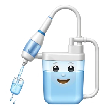 Dental irrigator  sticker