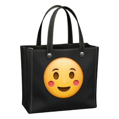 tote bag negra sticker