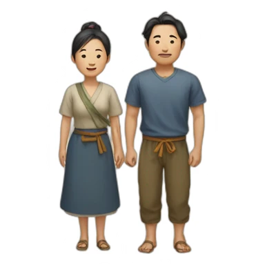 Couple nord coréen  sticker