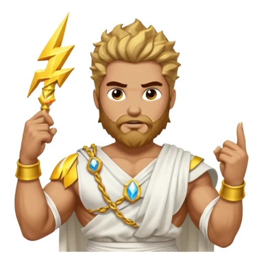 Greek god Zeus sticker