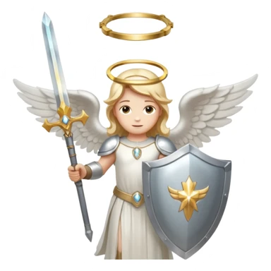 - 🛡️ Shield – symbolizing protection
- ⚔️ Sword – representing spiritual warfare
- 👼 Angel – the heavenly messenger
- ✨ Sparkles – highlighting his glory. Keep it simpled with elegance  sticker