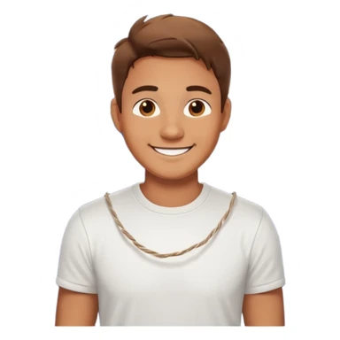 Man posing with lights sticker