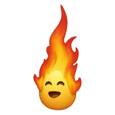 Linux on fire sticker