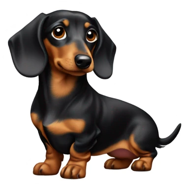 Mini dapple dachshund  sticker