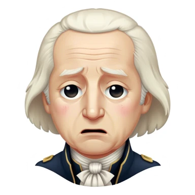 George Washington crying  sticker